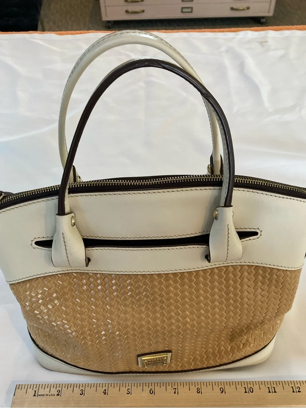 Dooney & Bourke Beacon Woven Domed Satchel